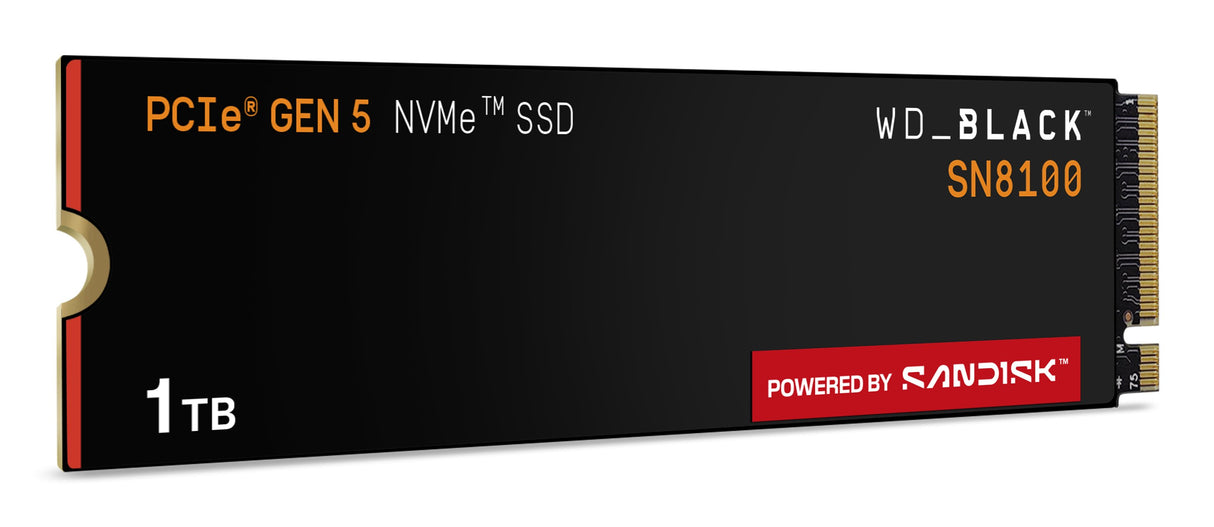 EAN 0619659220884 - SanDisk Black WD_BLACK SN8100 NVMe 1 TB M.2 PCI Express 5.0 TLC 3D NAND imagen 5