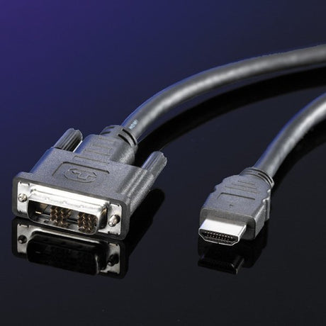 EAN 7611990158294 - ROLINE 11.04.5532 adaptador de cable de vídeo 3 m DVI-D HDMI Negro imagen 2