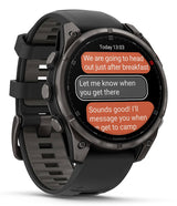 Smartwatch  Garmin Fenix 8 Pro 3,56 Cm (1.4") Amoled 47 Mm Digital 454 X 454 Pixeles Pantalla Táctil Gris Wifi Gps (Satélite)