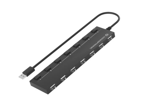EAN 4015867226322 - Conceptronic HUBBIES08BP hub de interfaz USB 2.0 480 Mbit/s Negro imagen 4