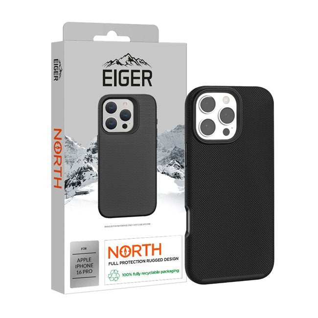 Eiger North Case Iphone 16 Pro Schwarz