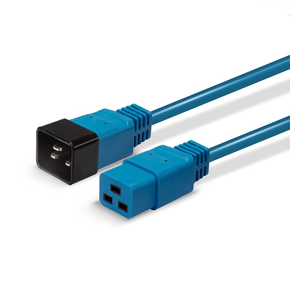 EAN 4002888301220 - Lindy 30122 cable de transmisión Azul 3 m C19 acoplador C20 acoplador imagen 5