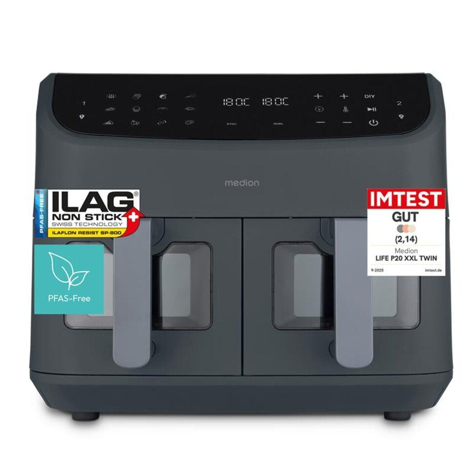 Medion Medion Md11760 Doble Freidora De Aire Gy 50079506