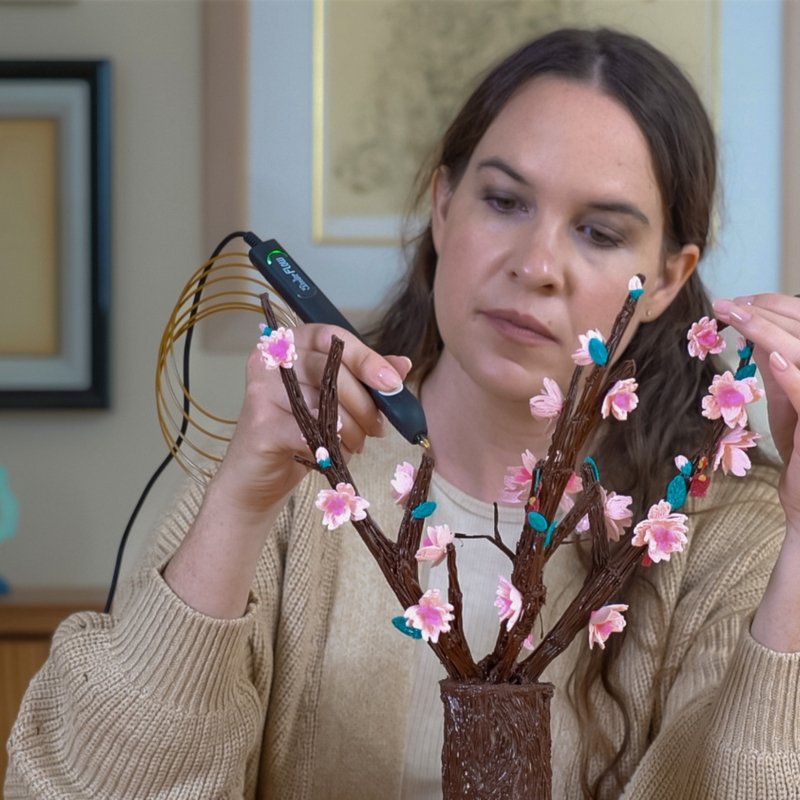 EAN 0817005024432 - 3Doodler FLOW lápiz 3D 2,2 mm Negro imagen 6