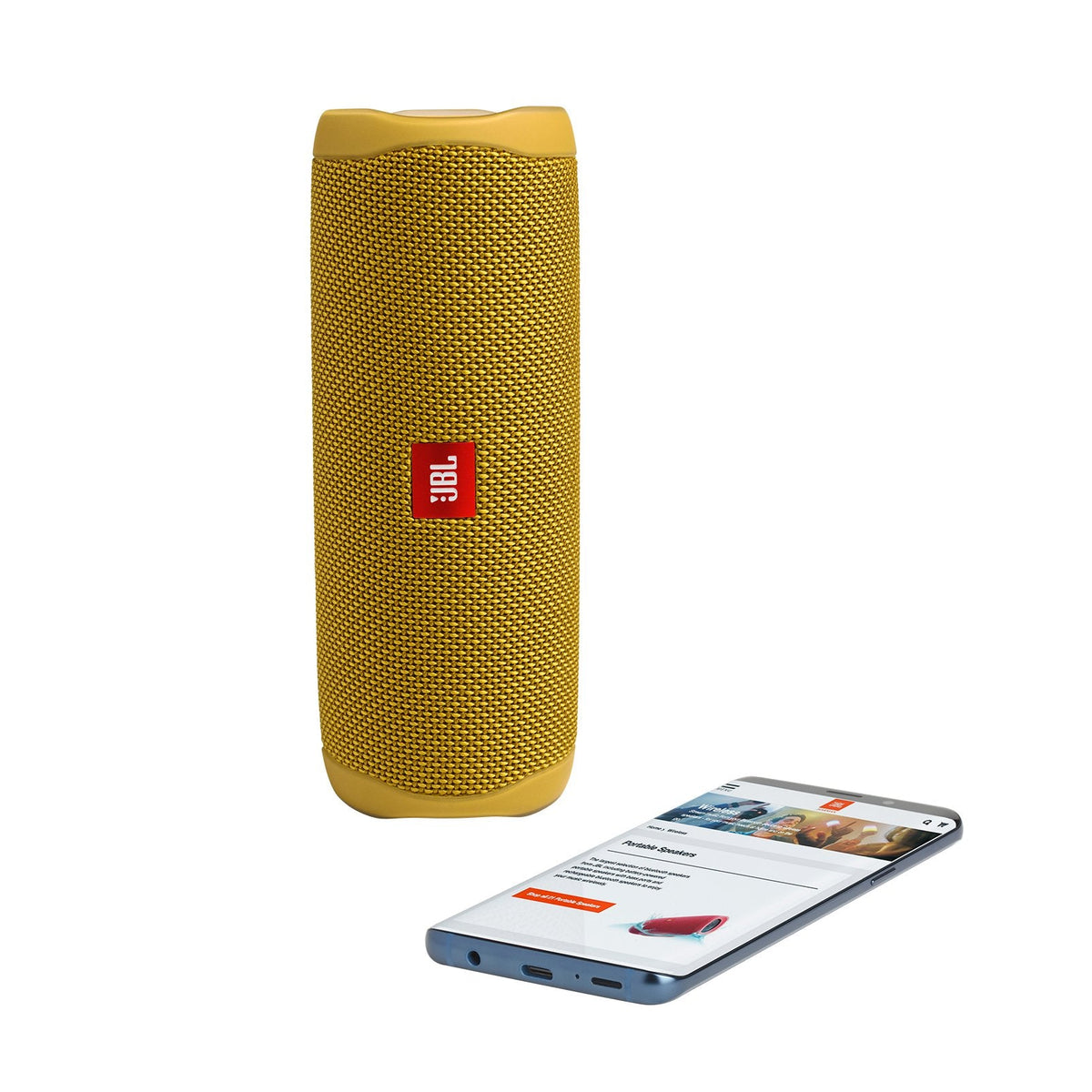 Altavoz Jbl Flip 5 Amarillo Bt 20w