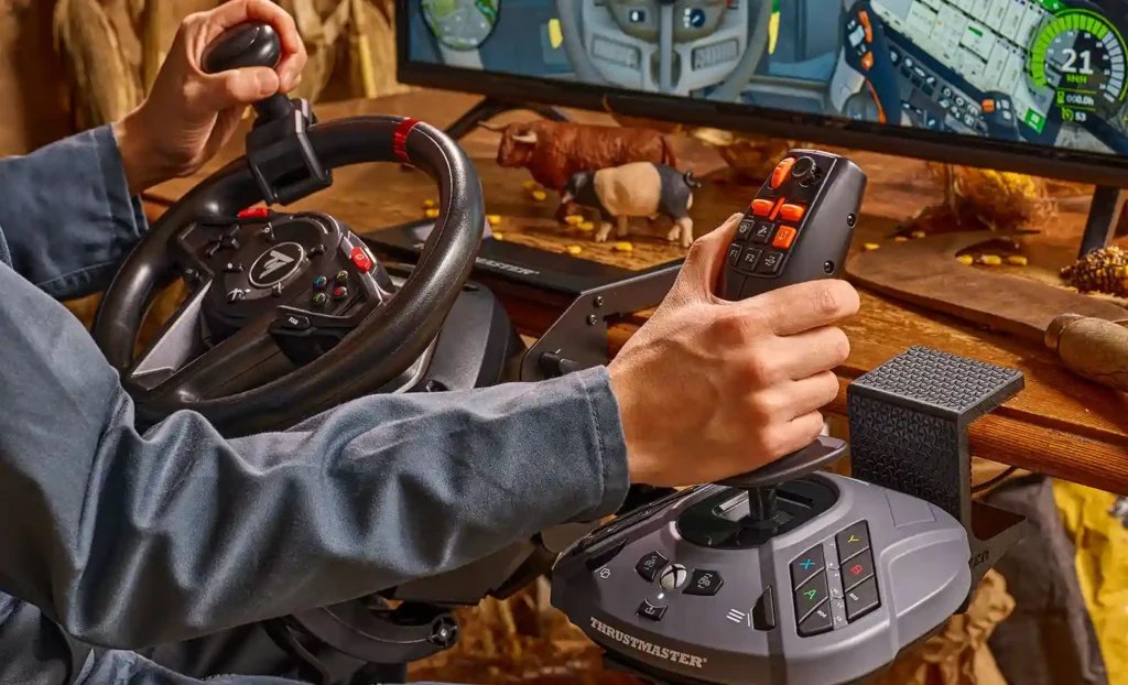Thrustmaster Simtask Farmstick X Negro Usb 2.0 Palanca De Mando Xbox
