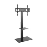 Aisens Soporte De Suelo Con Bandeja Dvd (37"-70", 40kg) - Negro