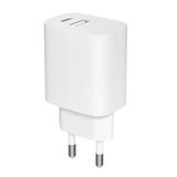 Cargador De Pared Leotec Lecsph20w2w 1xusb Tipo-C 1xusb 20w