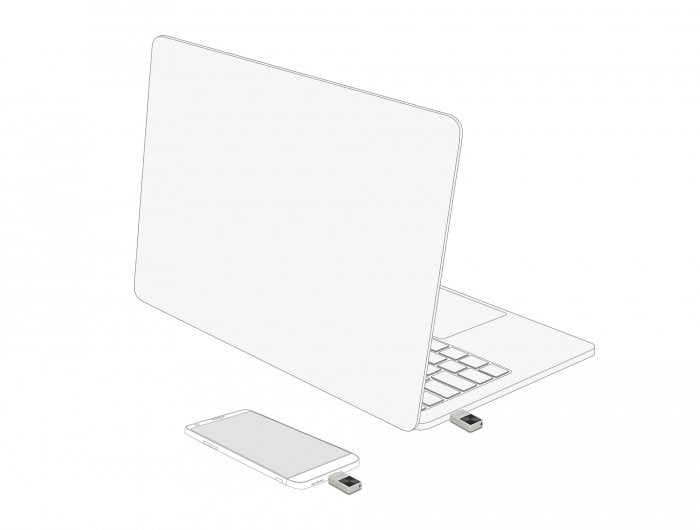 Pendrive Delock Mini Usb 3.2 Gen 1 Usb-C 64 Gb