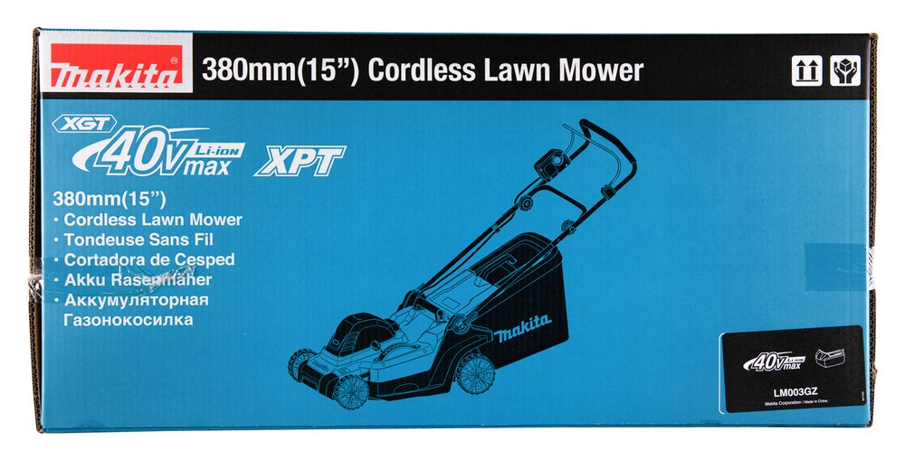 Makita Lm003gz 40v Cordless Lawn Mower 38cm