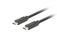 EAN 5901969436914 - Lanberg CA-CMCM-32CU-0005-BK cable USB USB 3.2 Gen 2 (3.1 Gen 2) 0,5 m USB C Negro imagen 1