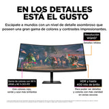 EAN 0197029618894 - OMEN by HP 34 inch WQHD 165Hz Curved Gaming Monitor - OMEN 34c pantalla para PC 86,4 cm (34") 3440 x 1440 imagen 14