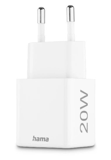 Cargador  Hama 00201991 De Dispositivo Móvil Auriculares, Batería Portátil, Smartphone, Tableta Blanco Corriente Alterna Carga Rápida Interior