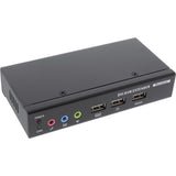 Inline Dvi Usb Kvm Extender Over Tp Cable Con Audio Hasta 50m