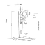 Aisens Soporte De Mesa Pro Contrapeso Giratorio E Inclinable (17"-32") - Negro