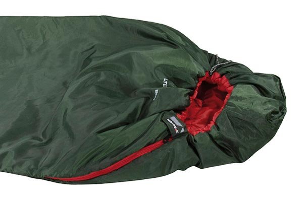 High Peak Lite Pak 800, Saco De Dormir Verde/Rojo 23260