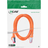 Cable De Red Inline S/Ftp Pimf Cat.6 250mhz Pvc Cobre Naranja 0.5m