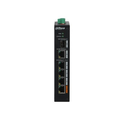 EAN 6923172506603 - Dahua Technology PoE PFS3106-4ET-60-V2 switch No administrado L2 Fast Ethernet (10/100) Negro imagen 1