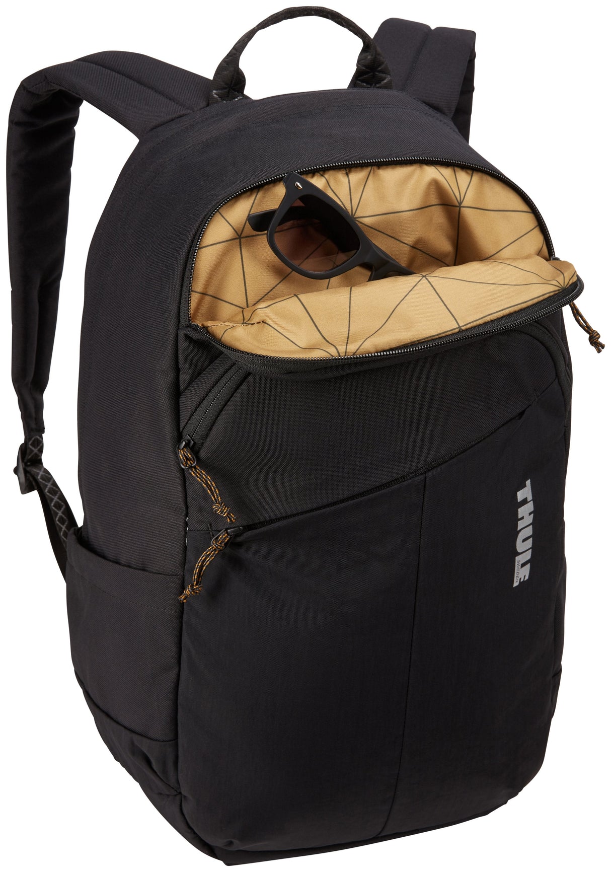 Thule Campus Tcam-8116 Black Mochila Negro Nylon, Poliéster Negro, Ciudad, 40,6 Cm (16"), Compartimento Del Portátil, Nylon, Poliéster