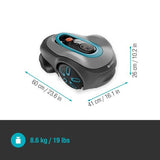 Robot Cortacésped Gardena Smart Sileno Max 1.500m² Gris/Turquesa, Batería Li-Ion, Tecnología Lona 19903-20