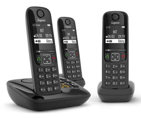 EAN 4250366854717 - Gigaset AS690A Trio Teléfono DECT/analógico Negro imagen 1