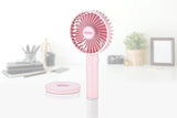 86624 Handventilator Breezy Ii Pink 4w 5 Geschwindigkeitsstufen Ø10cm