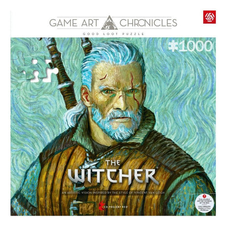EAN 5908305247548 - Cenega The Witcher Geralt & Vincent van Gogh Puzzle rompecabezas 1000 pieza(s) Videojuego imagen 1