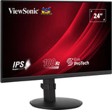 Monitor Viewsonic Full Hd - 23,8"  250 Nits - 100hz - Anti-Glare- Ips  Vga Hdmi Dp