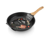 Sartén  Eta Eta692990000 Titanium Ii, 28 Cm, Apto Para Electricidad, Inducción, Gas, Vitrocerámica, Negro