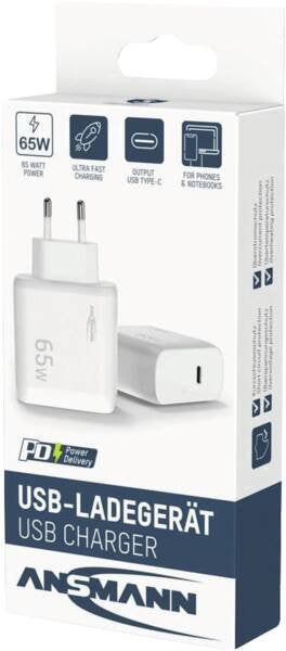 Cargador Doméstico Ansmann Hc165pd 4,5 A  65 W  1 Puerto