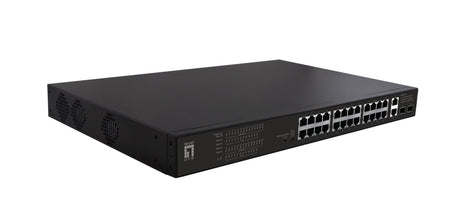 EAN 4015867223925 - LevelOne FGP-2831 switch No administrado Fast Ethernet (10/100) Energía sobre Ethernet (PoE) 1U Negro imagen 1