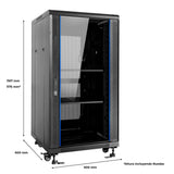 EAN 6940533543701 - aiten data AI6622 Rack o bastidor independiente Negro imagen 12
