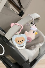 Zapf Creation Schnuller Para Babys Baby Born Mit Beissring Und Clip Teddy-Design Waschbar 839362