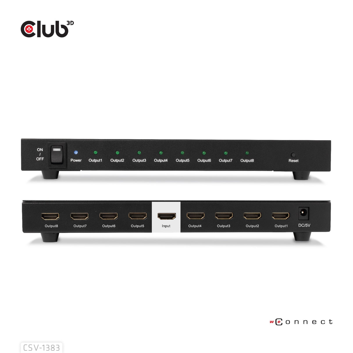 EAN 8719214472771 - CLUB3D CSV-1383 divisor de video 8x HDMI imagen 4