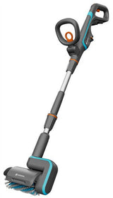 Multilimpiador Inalámbrico Gardena Aquabrush Patio 18v P4a Solo, Limpiador De Suelos Duros Gris/Turquesa, Sin Batería Ni Cargador, Power For All Alliance 14841-55