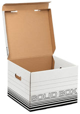 Solid M Archivboxen 32,5 X 36,0 X 27,0 Cm Blanco