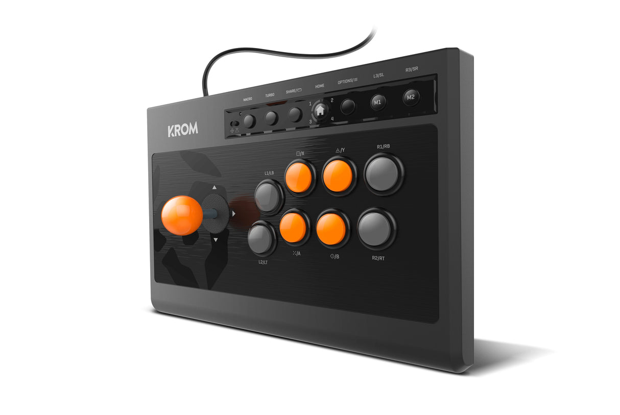Krom Fightstick Kumite Playstation 4 Y 3 Xbox One Negro Nxkromkmt