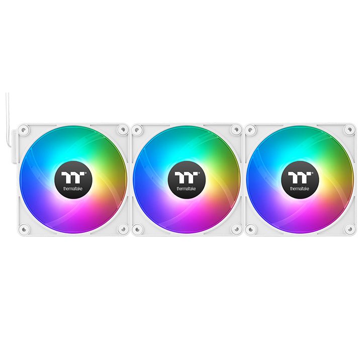 Ventilador Pc Inv Magnetico  Thermaltake Ct140 Ex Argb 3xvent Blanco