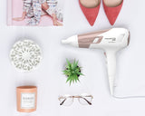 Rowenta Cv5830 Studio Dry 2300w Blanco Secador De Pelo Con Difusor Generador Iónico