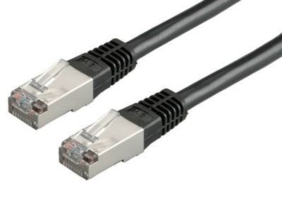 Roline Cable De Red Kat.6 Class E S Ftp Pimf Schwarz 1m