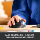 Ratón Trackball Inalámbrico Por Bluetooth Logitech Ergo M575 Hasta 2000 Dpi Blanco Crudo