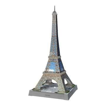 Ravensburger 3d Puzzle Iconics: Eiffel Tower - Con Luz 216 Partes 12008024