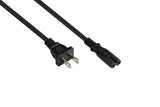 Kabelmeister Netkabel Usa Tipo A An C7 Ul Negro 1,8 M