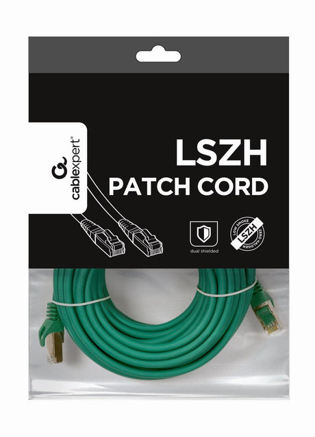 EAN 8716309118712 - Gembird PP6A-LSZHCU-G-10M cable de red Cat6a S/FTP (S-STP) imagen 1