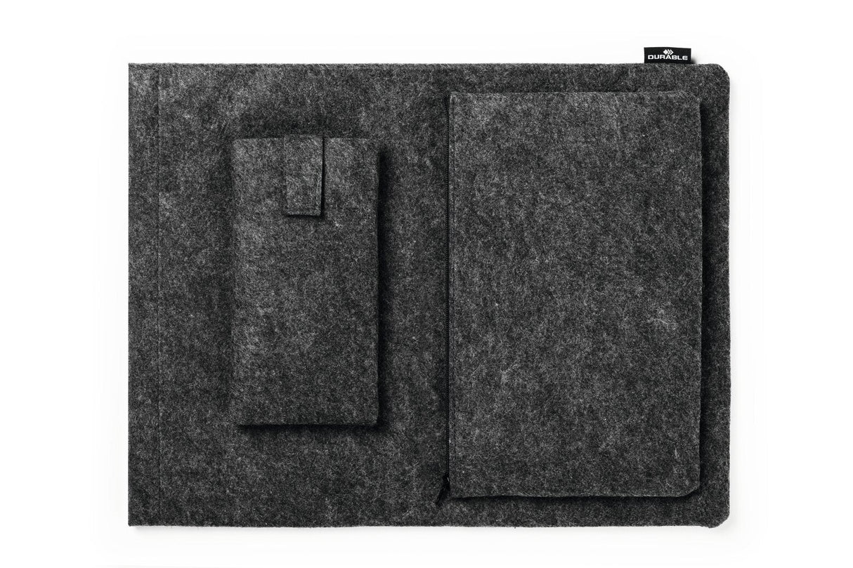 Durable Schutzhülle Multibag Effect 16.4'' Para Laptops Pet-Filz Anthrazit