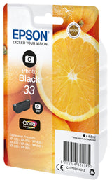 EAN 8715946626192 - Epson Oranges C13T33414022 cartucho de tinta 1 pieza(s) Original Foto negro imagen 1