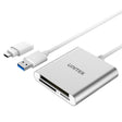 EAN 4894160017468 - UNITEK Y-9313D lector de tarjeta USB 3.2 Gen 1 (3.1 Gen 1) Type-A Plata imagen 1
