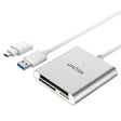 EAN 4894160017468 - UNITEK Y-9313D lector de tarjeta USB 3.2 Gen 1 (3.1 Gen 1) Type-A Plata imagen 1