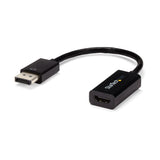 EAN 0065030857352 - StarTech.com DP2HD4KS adaptador de cable de vídeo 0,15 m HDMI tipo A (Estándar) Negro imagen 1
