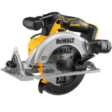 Sierra Circular Inalámbrica Dewalt Dcs565n-Xj, 18 V, Sin Batería Ni Cargador, Amarilla, Negra